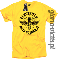 Electrifly Alto Octanaje - Koszulka męska żółta 
