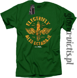 Electrifly Alto Octanaje - Koszulka męska zielona 