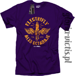 Electrifly Alto Octanaje - Koszulka męska fiolet 
