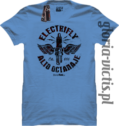 Electrifly Alto Octanaje - Koszulka męska błękit 