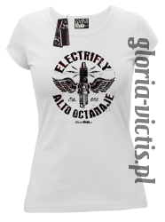 Electrifly Alto Octanaje - Koszulka damska biała 