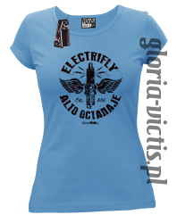 Electrifly Alto Octanaje - Koszulka damska błękit 