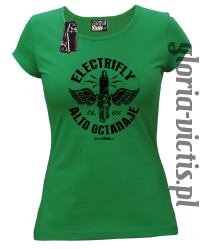 Electrifly Alto Octanaje - Koszulka damska zielona 