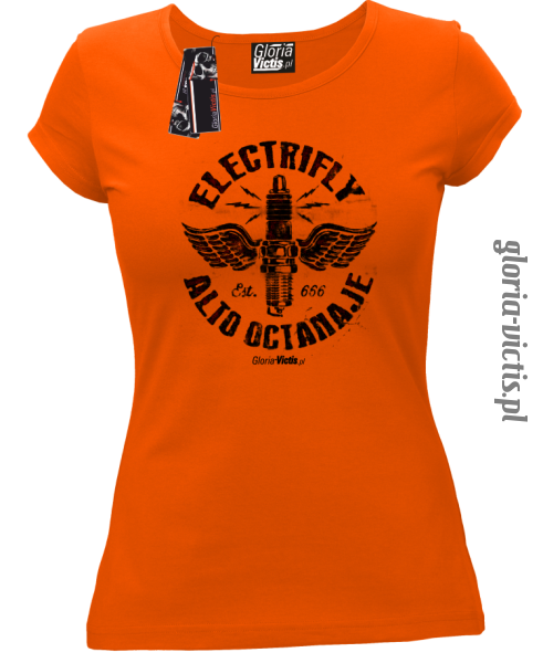 Electrifly Alto Octanaje - Koszulka damska pomarańcz 
