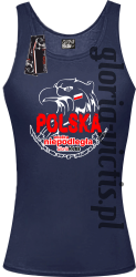 Polska Wielka Niepodległa - Top damski - granatowy