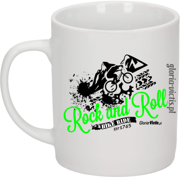 Rock and Roll Bike Ride EST 1765 - Kubek ceramiczny
