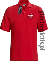 Polska Wielka Niepodległa - Koszulka męska Polo - czerwony