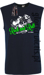 Rock and Roll Bike Ride EST 1765 - Bezrękawnik męski  - granatowy