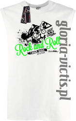 Rock and Roll Bike Ride EST 1765 - Bezrękawnik męski  - biały