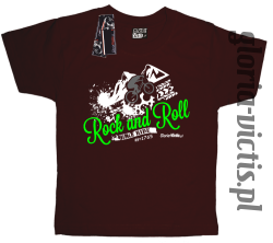 Rock and Roll Bike Ride EST 1765 - Koszulka dziecięca - brązowy