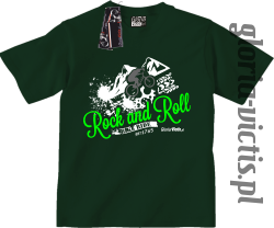 Rock and Roll Bike Ride EST 1765 - Koszulka dziecięca - butelkowy