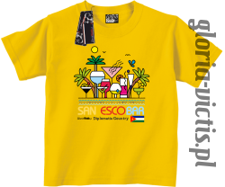 San Escobar Diplomatic Country - Koszulka dziecięca - żółty